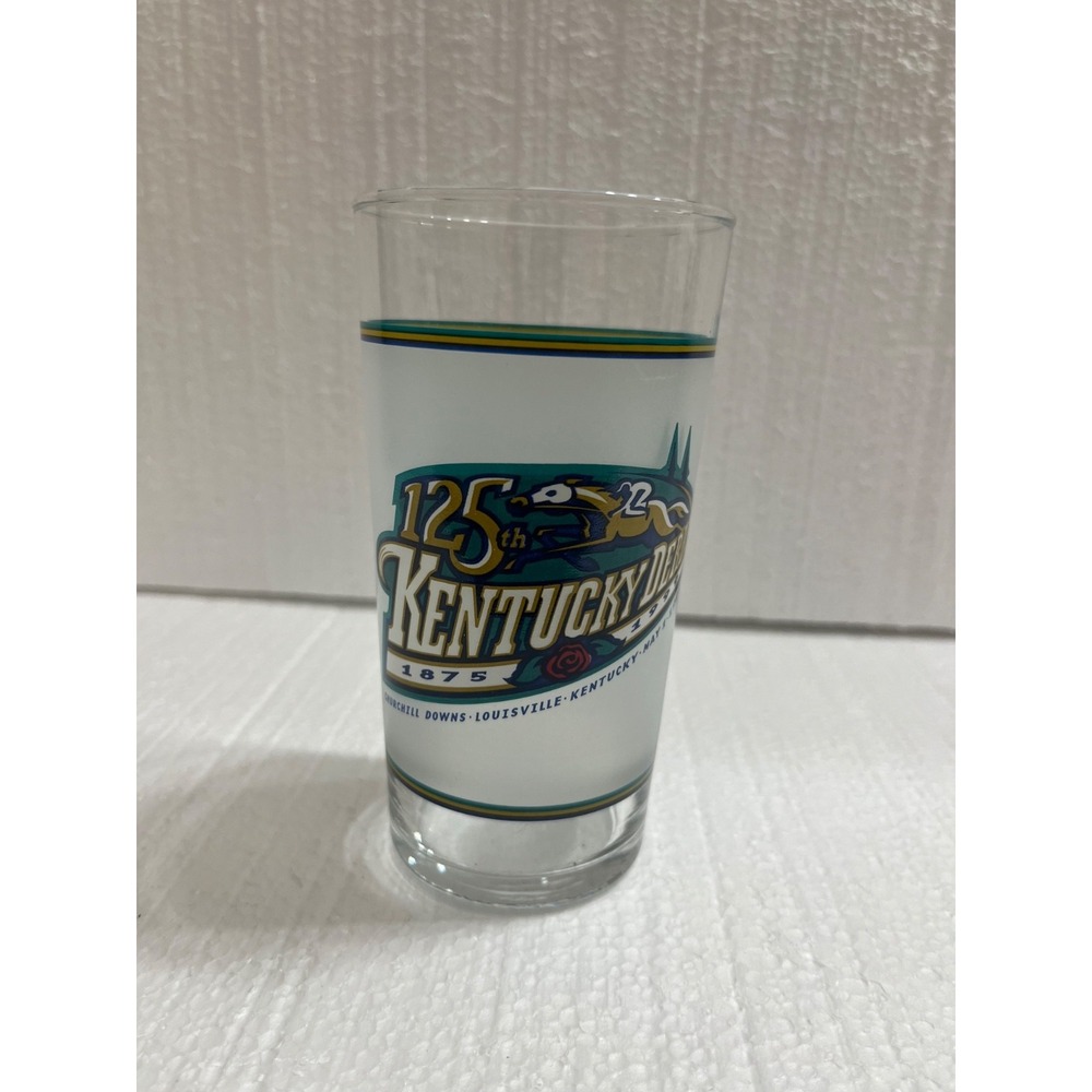 Officially Licensed Kentucky Derby 135‎ Mint Julep Glass Souvenir Horse Racing